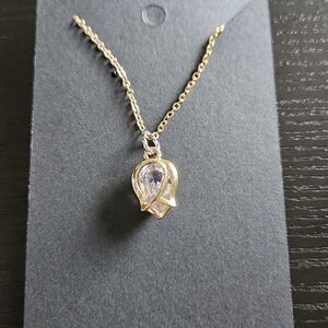 Elegant Gold and Silver Pendant Necklace